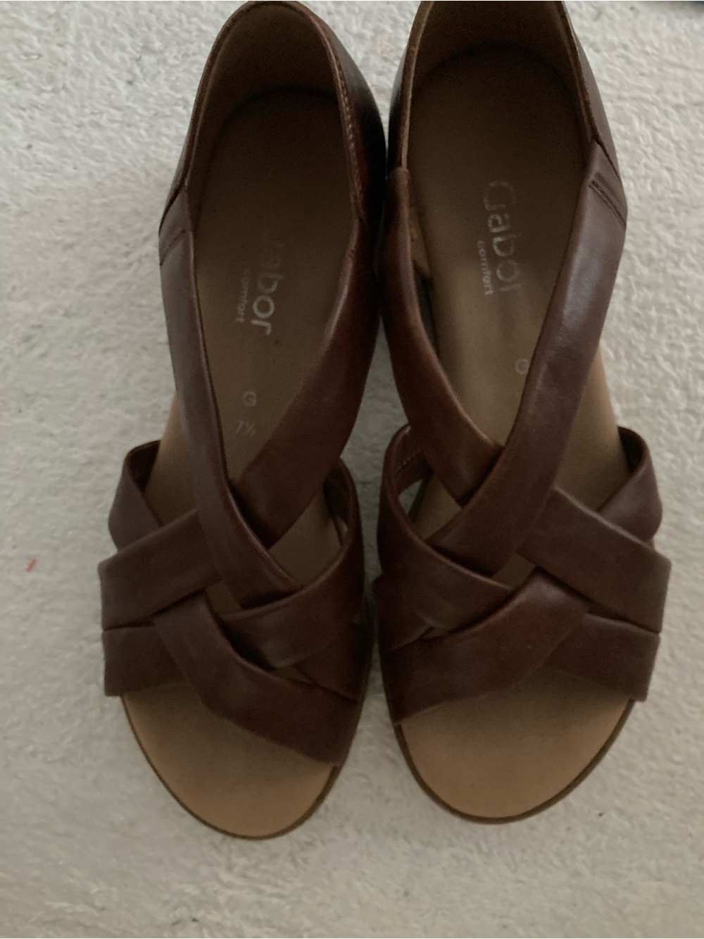 Gabor women’s brown sandals 7.5UK (9.5US)